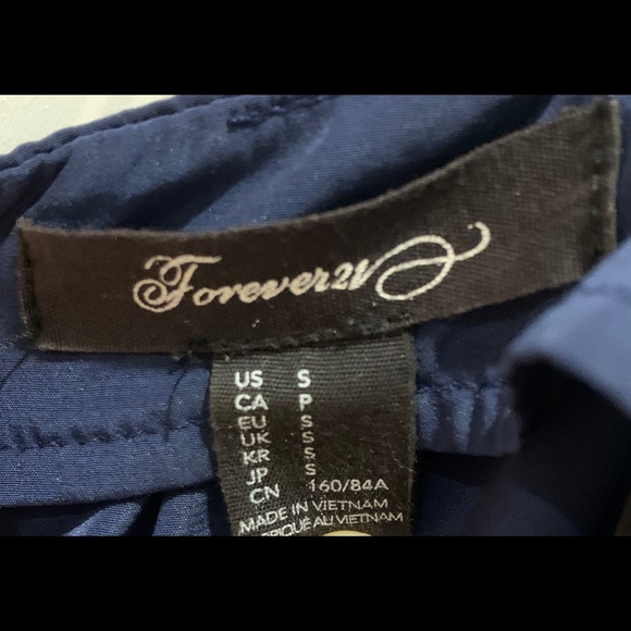 Forever 21 Navy Dress - Picture 3 of 3